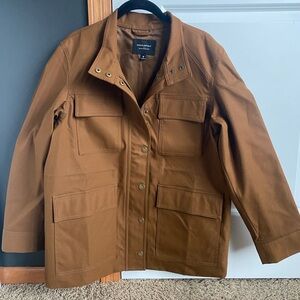 Banana Republic burnt orange cargo jacket